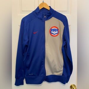 Chicago Cubs Nike Dri Fit Full Zip‎ Jacket Adult Size Medium